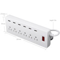 Surge Protector 6 Port Us Prise secteur avec 6 ports Smart Fast USB Charger